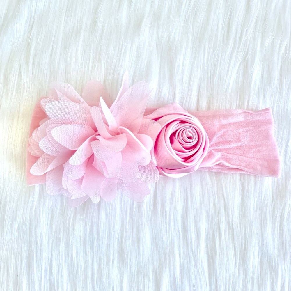 SATIN ROSE HEADBAND - Picture 6 of 6